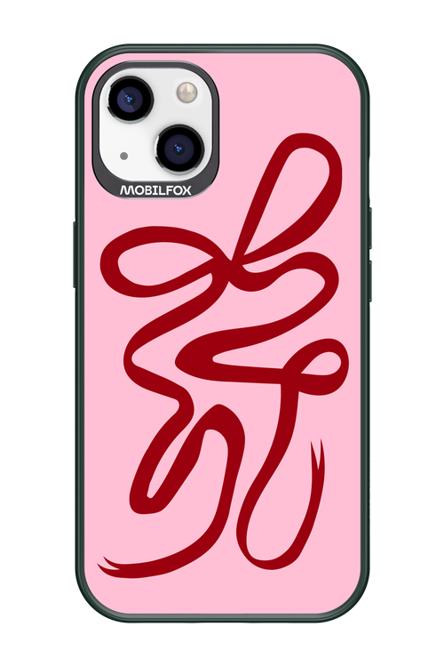 Burgundy Bow - Apple iPhone 13