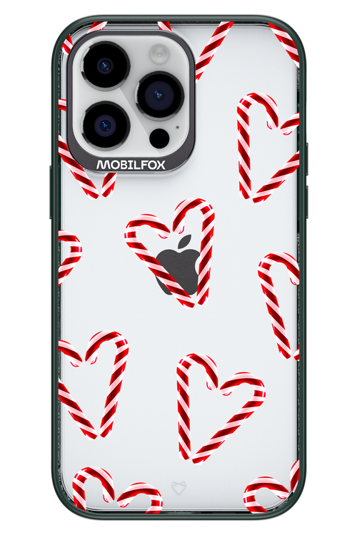 Candy Cane Hearts - Apple iPhone 14 Pro Max