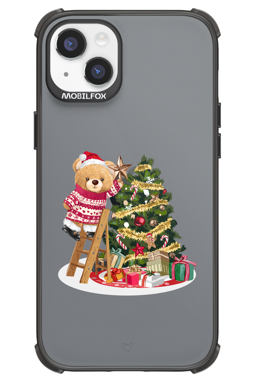 Christmas Bear (Transparent) - Apple iPhone 14 Plus