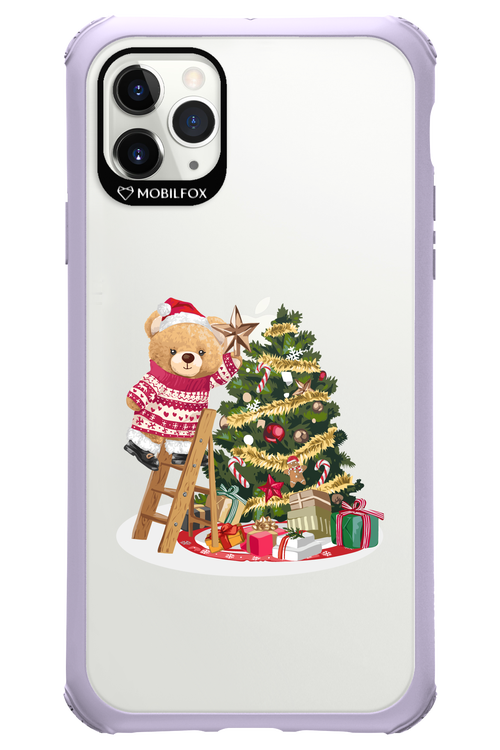 Christmas Bear (Transparent) - Apple iPhone 11 Pro Max