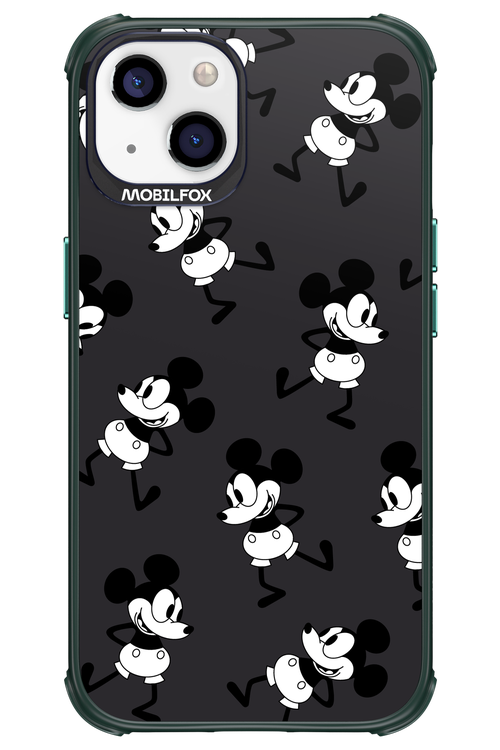 Iconic Mouse (antracite pattern) - Apple iPhone 13