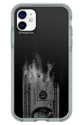 Money Burn B&W - Apple iPhone 11