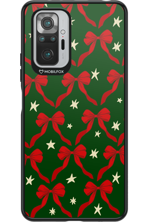 Bow & Stars (Green) - Xiaomi Redmi Note 10 Pro