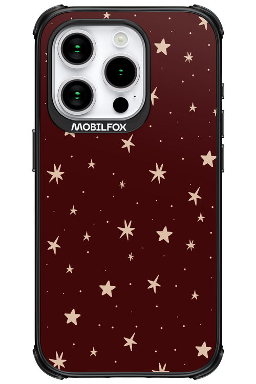 Burgundy Stars - Apple iPhone 15 Pro