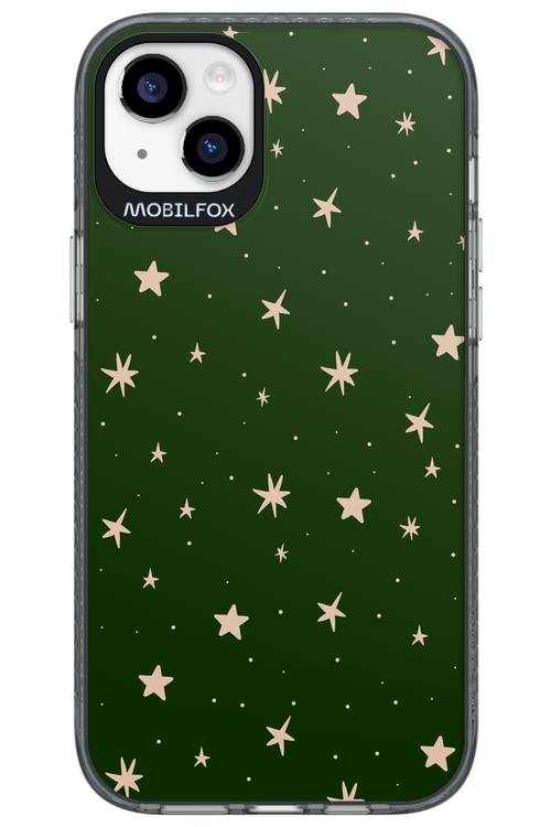Forest Green Stars - Apple iPhone 14 Plus