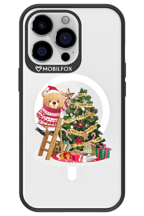 Christmas Bear (Transparent) - Apple iPhone 13 Pro