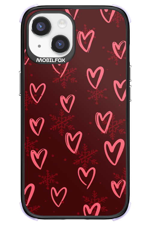 Christmas Hearts - Apple iPhone 14