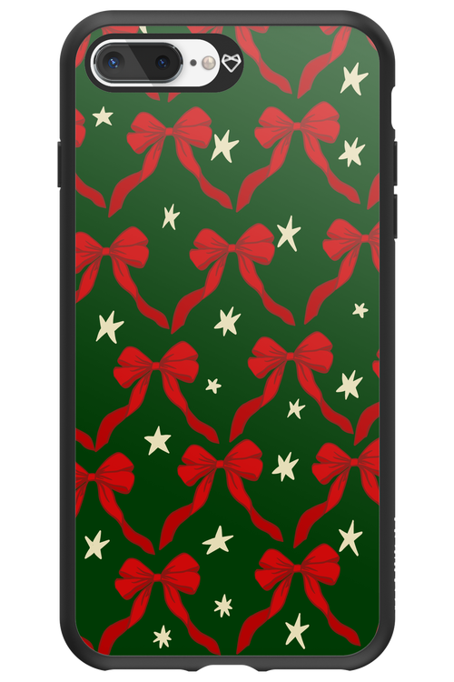 Bow & Stars (Green) - Apple iPhone 7 Plus