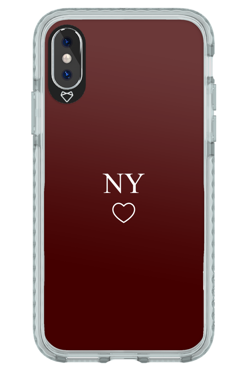NY Burgundia 2.0 - Apple iPhone XS