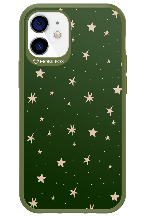 Forest Green Stars - Apple iPhone 12 Mini