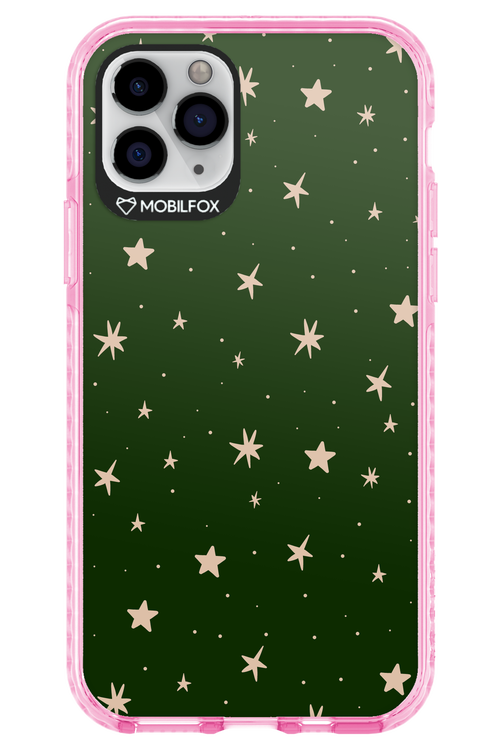 Forest Green Stars - Apple iPhone 11 Pro