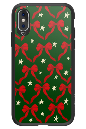 Bow & Stars (Green) - Apple iPhone XS