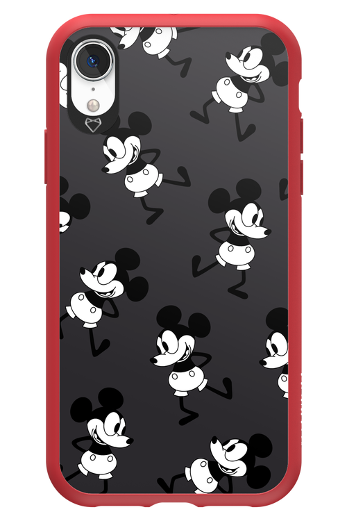 Iconic Mouse (antracite pattern) - Apple iPhone XR