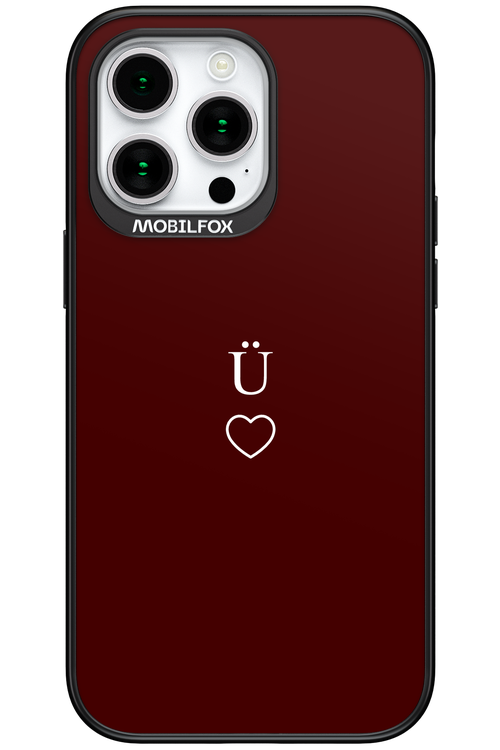 U Burgundia II 2.0 - Apple iPhone 15 Pro Max