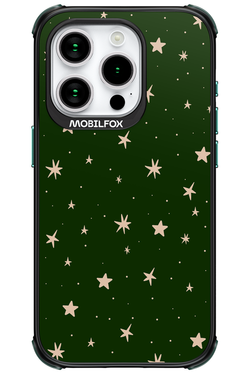 Forest Green Stars - Apple iPhone 15 Pro