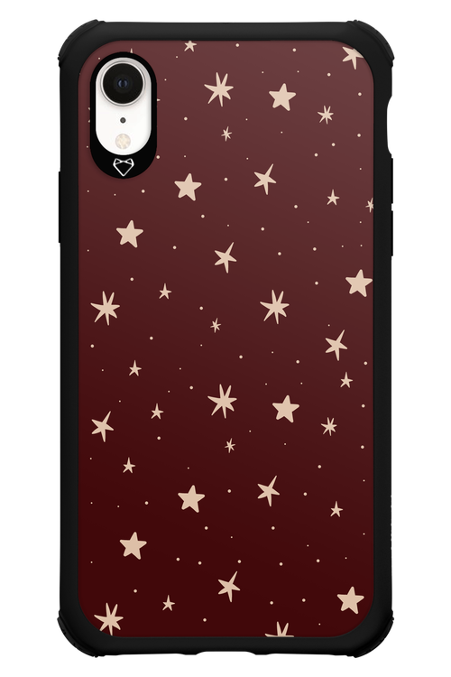 Burgundy Stars - Apple iPhone XR