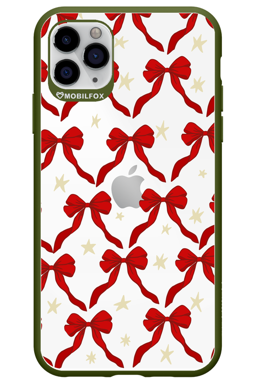 Bow & Stars (Transparent) - Apple iPhone 11 Pro Max