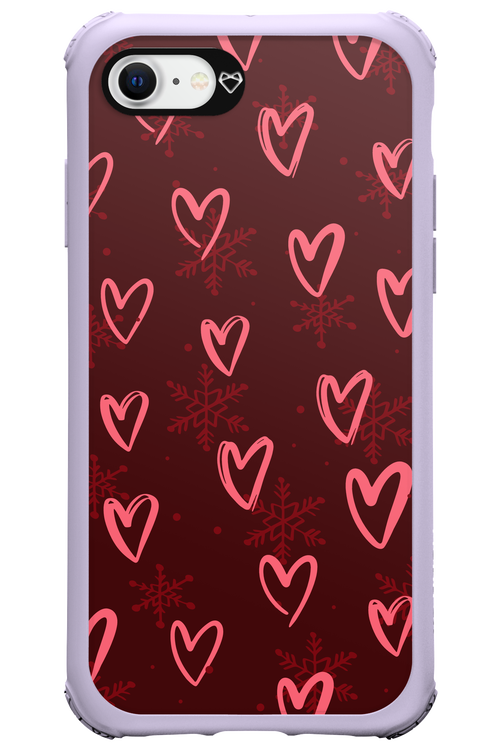 Christmas Hearts - Apple iPhone SE 2022