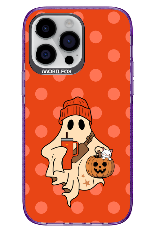 Ghost Girl (Orange) - Apple iPhone 14 Pro Max