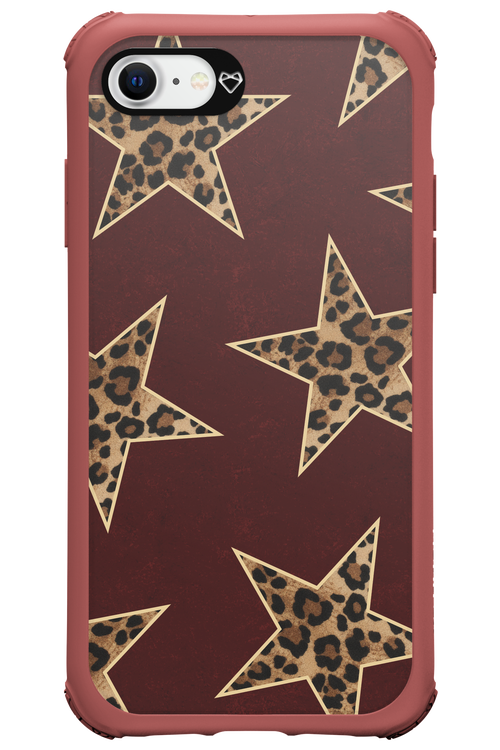 Wild Stars Burgundy - Apple iPhone 8