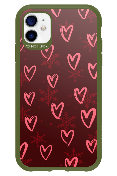 Christmas Hearts - Apple iPhone 11