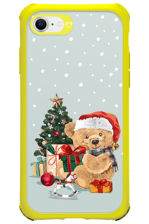 Merry Christmas Bear - Apple iPhone 8
