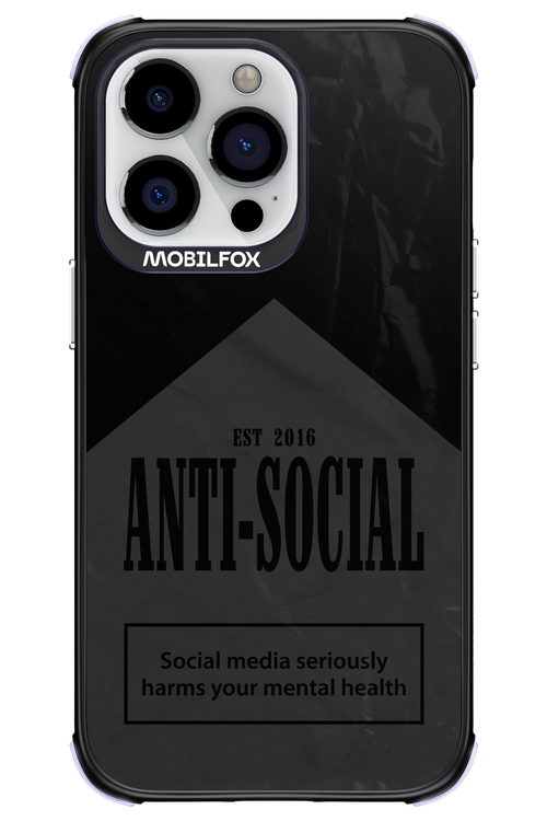 ANTI-SOCIAL (BLVCK) 2.0 - Apple iPhone 13 Pro