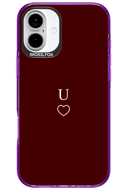 U Burgundia 2.0 - Apple iPhone 16 Plus
