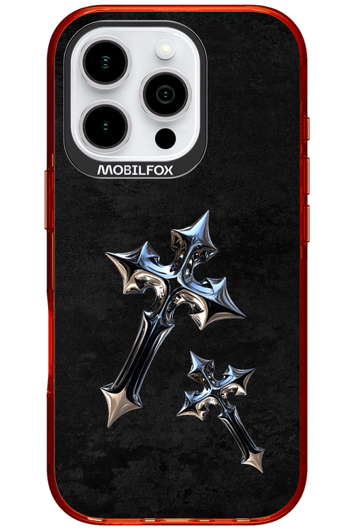 Chrome Crosses - Apple iPhone 16 Pro