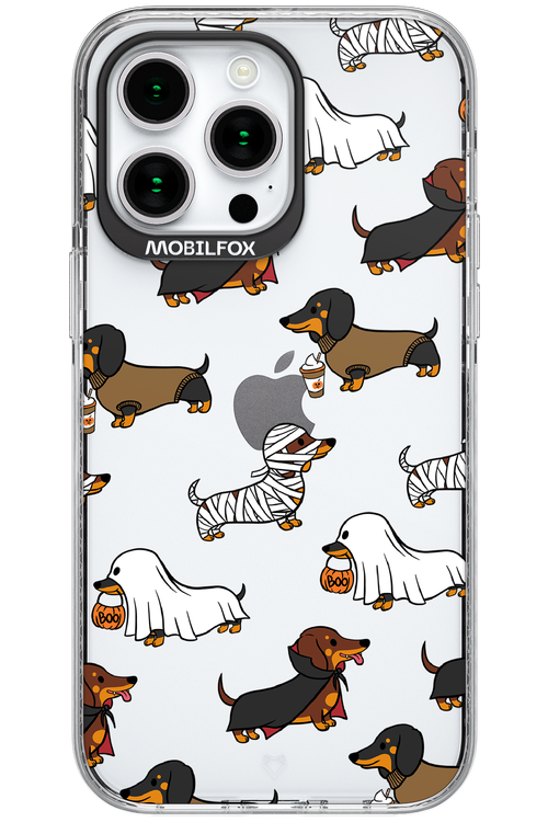 Scary Dachshund (Transparent) - Apple iPhone 15 Pro Max