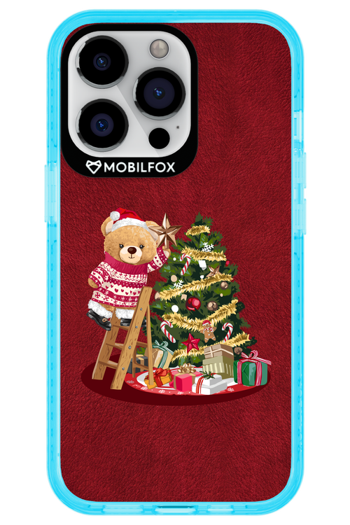 Christmas Bear (Burgundy) - Apple iPhone 13 Pro