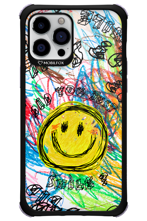 Crayon Smiley Colorful - Apple iPhone 12 Pro Max