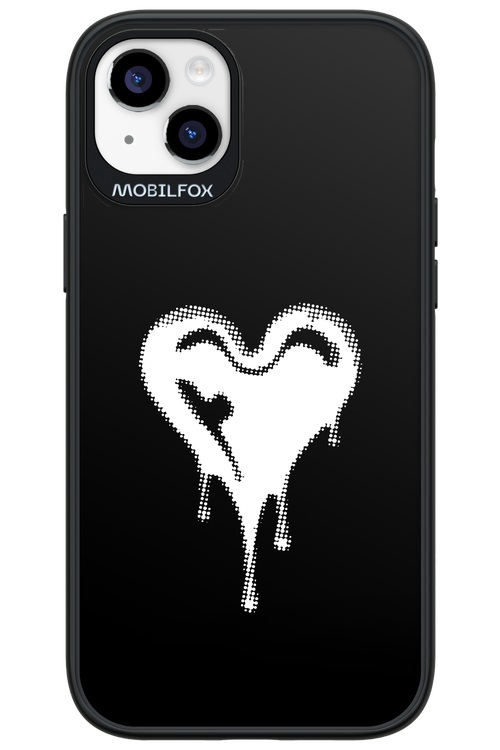 Heart Black - Apple iPhone 14 Plus