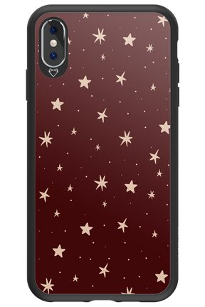 Burgundy Stars - Apple iPhone XS Max