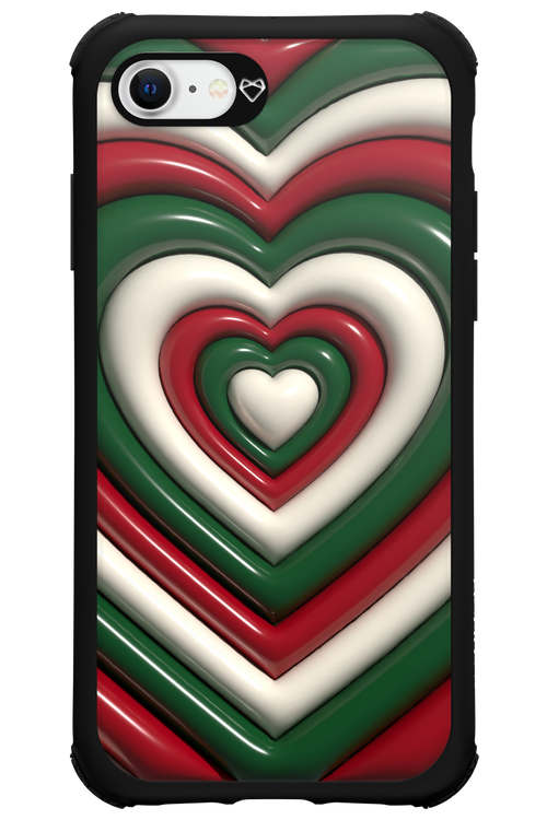 XMAS Hearts - Apple iPhone SE 2020