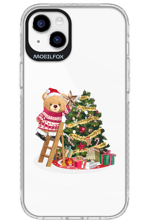 Christmas Bear (Transparent) - Apple iPhone 14 Plus