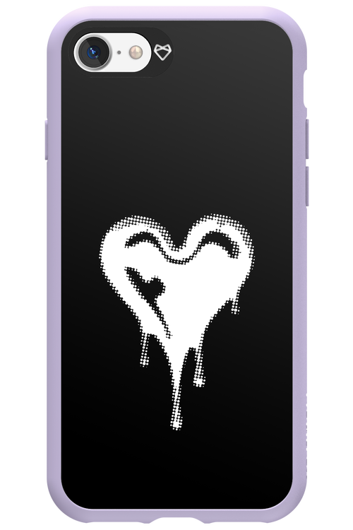 Heart Black - Apple iPhone 7