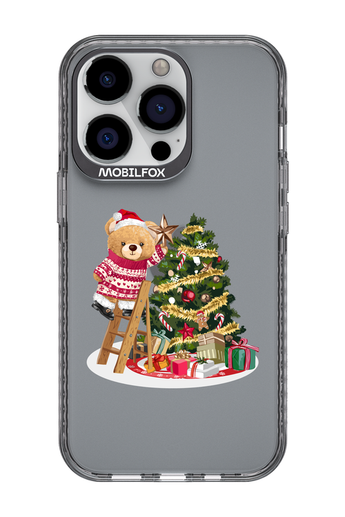 Christmas Bear (Transparent) - Apple iPhone 13 Pro