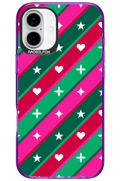 Christmas Stripes - Apple iPhone 16 Plus