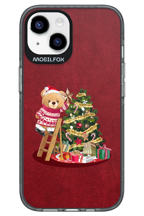 Christmas Bear (Burgundy) - Apple iPhone 14