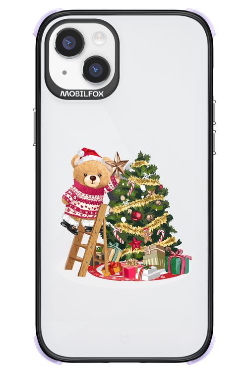 Christmas Bear (Transparent) - Apple iPhone 14 Plus