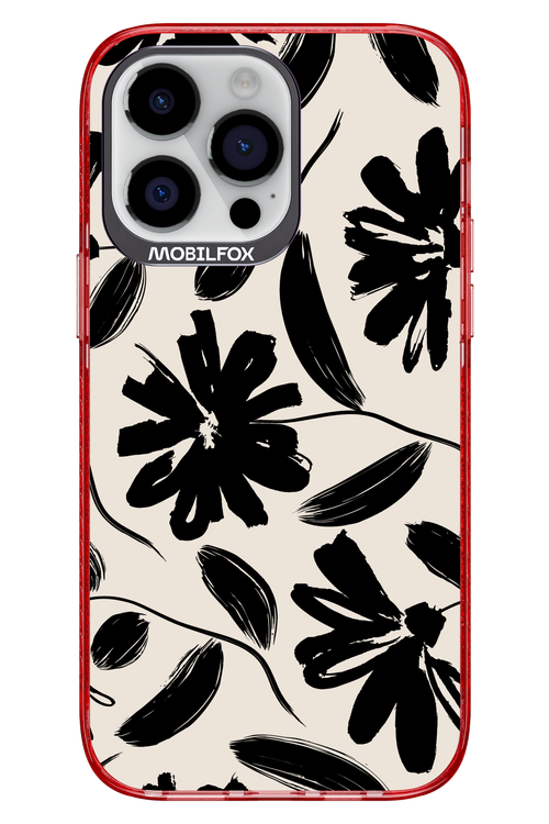 Monochrome Flowerss - Apple iPhone 14 Pro Max