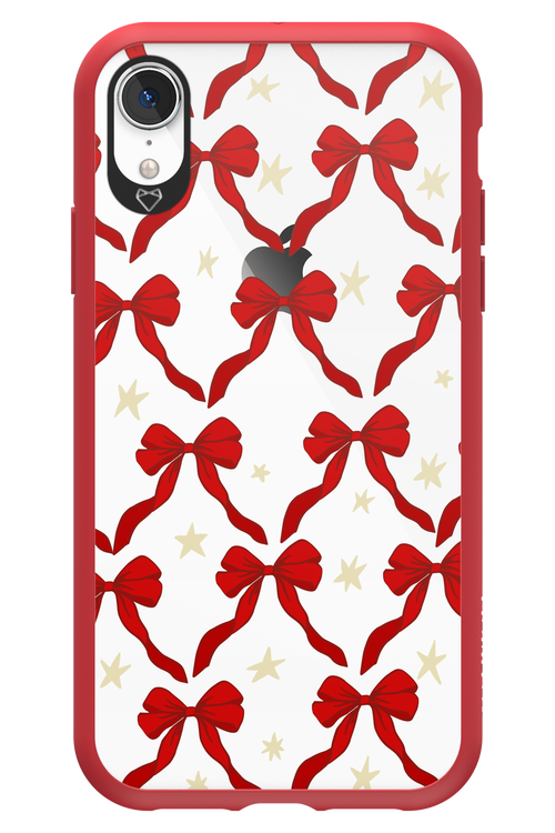 Bow & Stars (Transparent) - Apple iPhone XR
