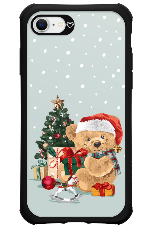 Merry Christmas Bear - Apple iPhone 8