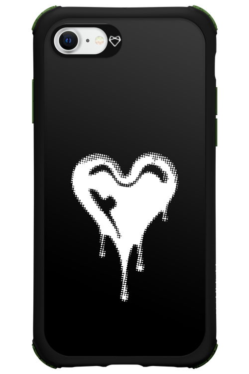 Heart Black - Apple iPhone 8