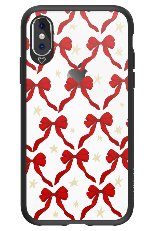 Bow & Stars (Transparent) - Apple iPhone X