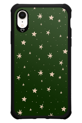 Forest Green Stars - Apple iPhone XR