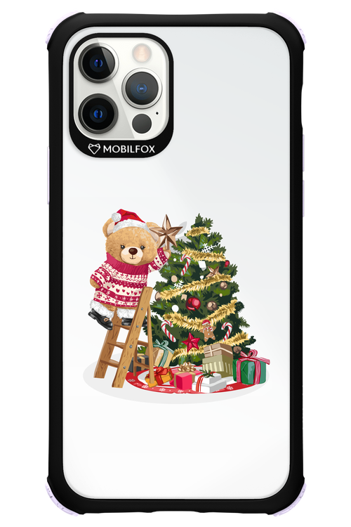Christmas Bear (Transparent) - Apple iPhone 12 Pro