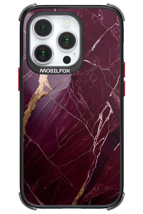 Burgundy Marble 2.0 - Apple iPhone 14 Pro