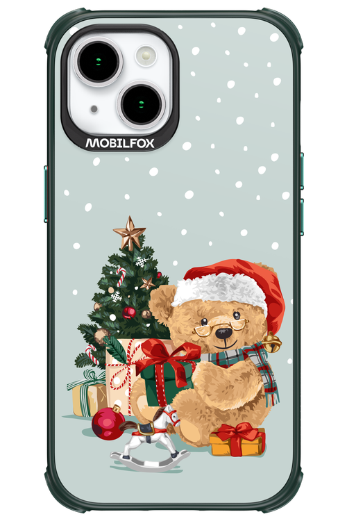 Merry Christmas Bear - Apple iPhone 15